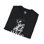 Hoes Ranch Front Only Tee – He Rides – Hoes Clothes