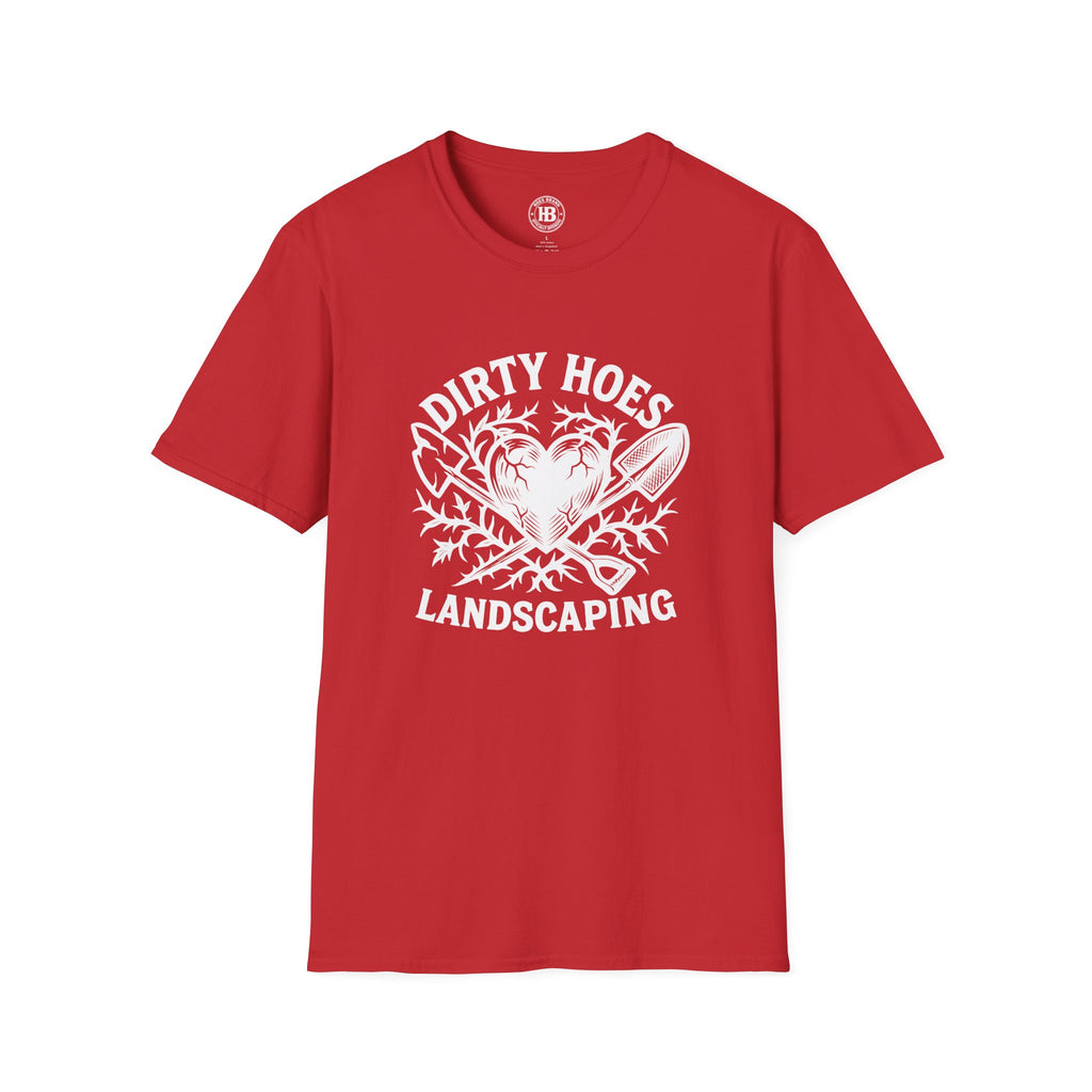 Dirty Hoes Landscaping Heart Tee