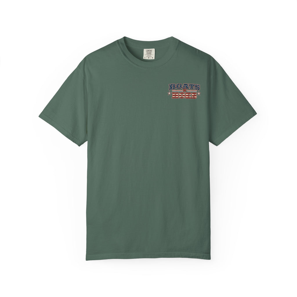 Boats and Hoes Patriotic Shirt
