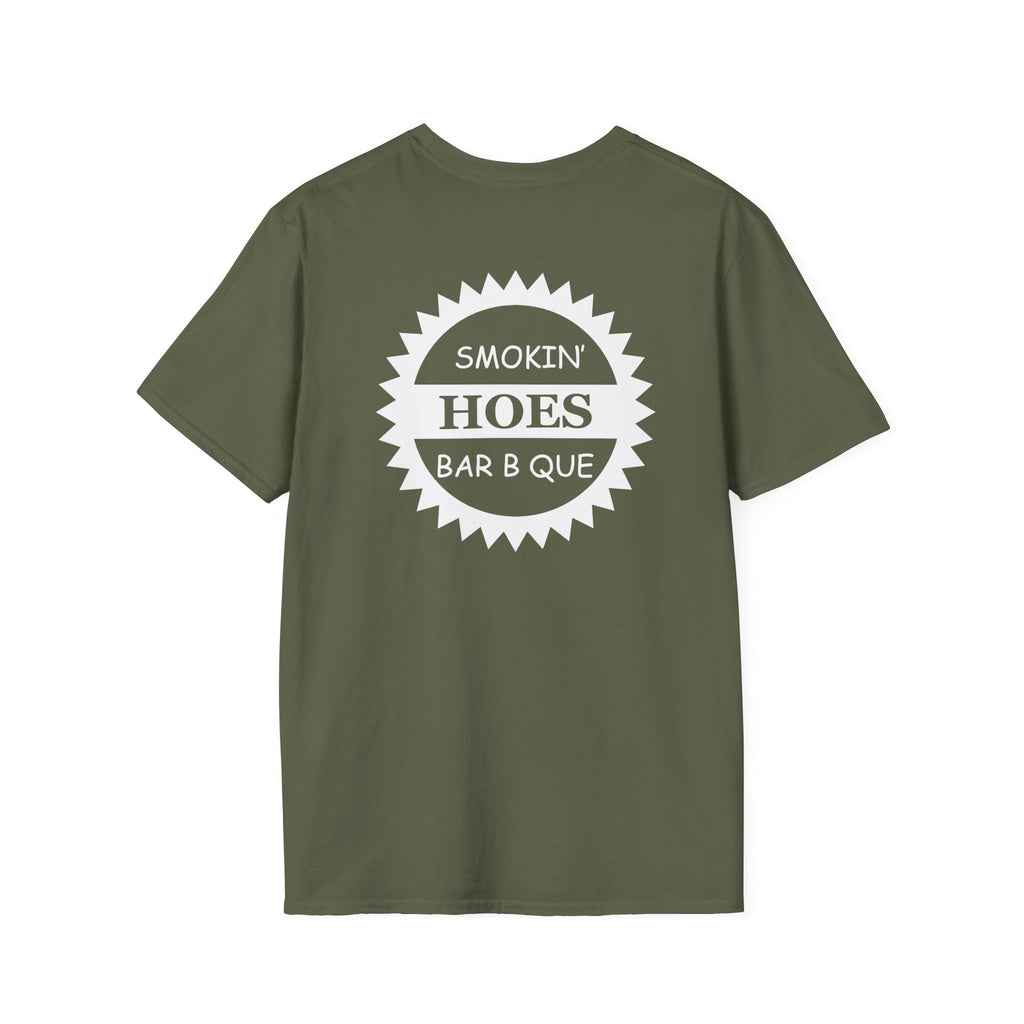 Smokin' Hoes Bar-B-Que Front & Back Tee – The Original – Hoes Clothes