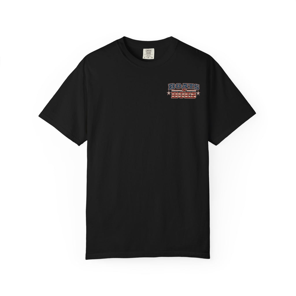 Boats and Hoes Patriotic Shirt