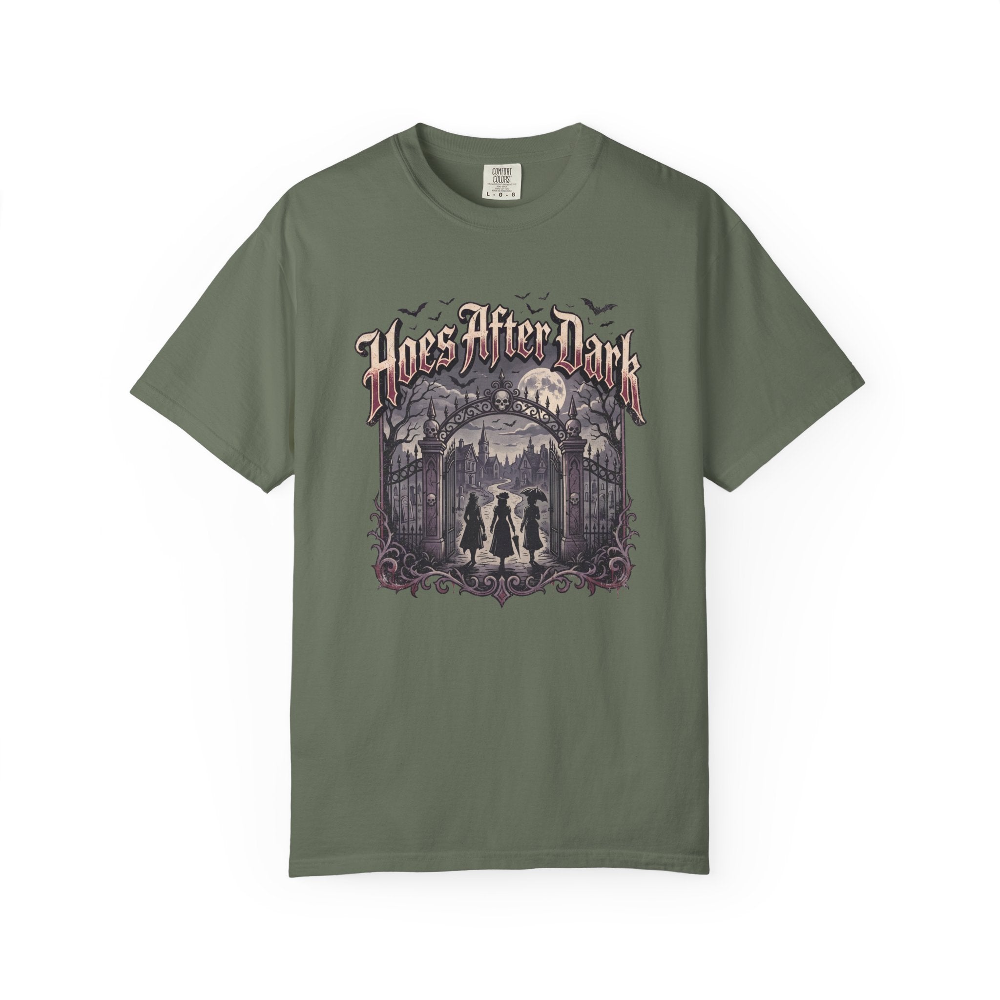 Hoes After Dark Gothic Halloween Tee