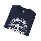 Triggered Hoes Gun Range Front Only Tee – Hoes Clothes