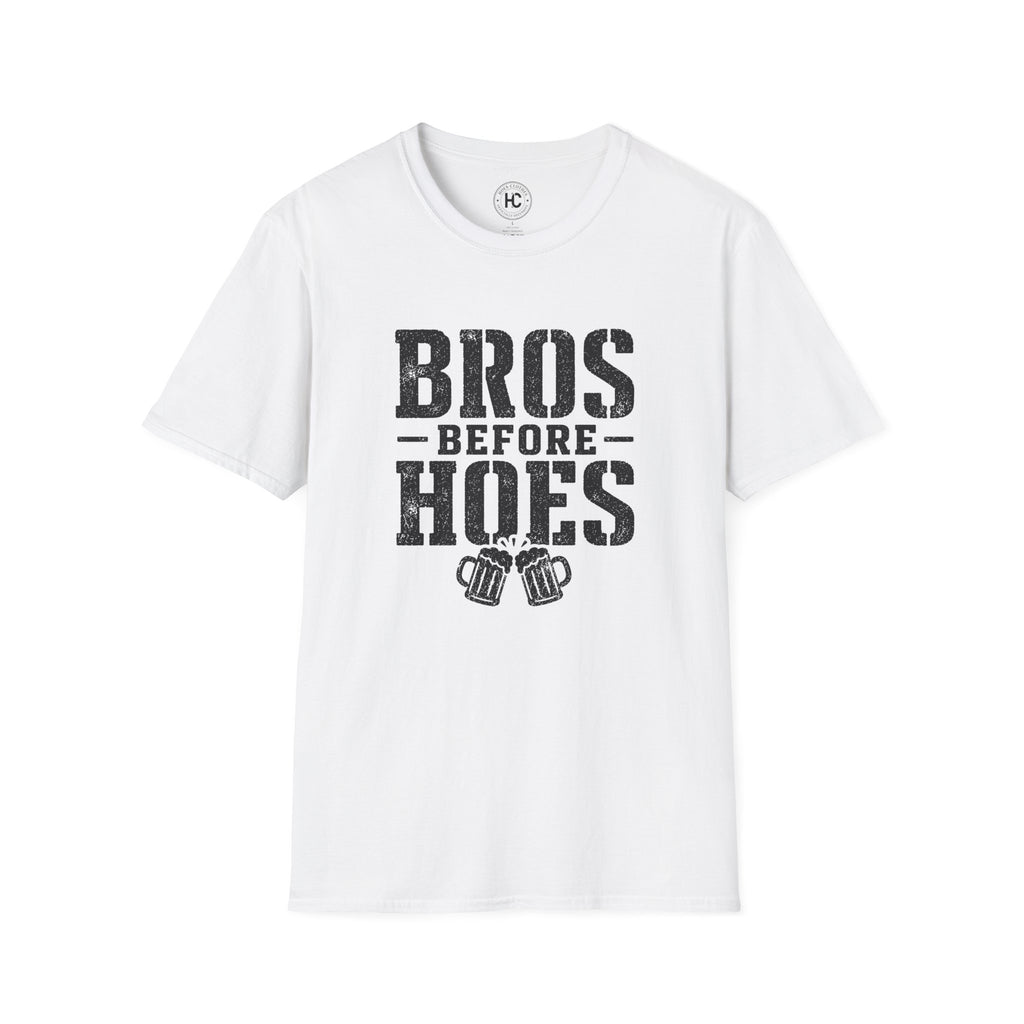 Bros Before Hoes Beer Large Front Print Tee – Hoes Clothes