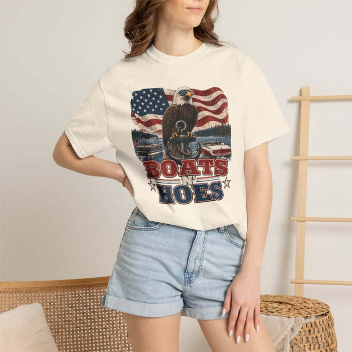 Boats and Hoes Patriotic Shirt