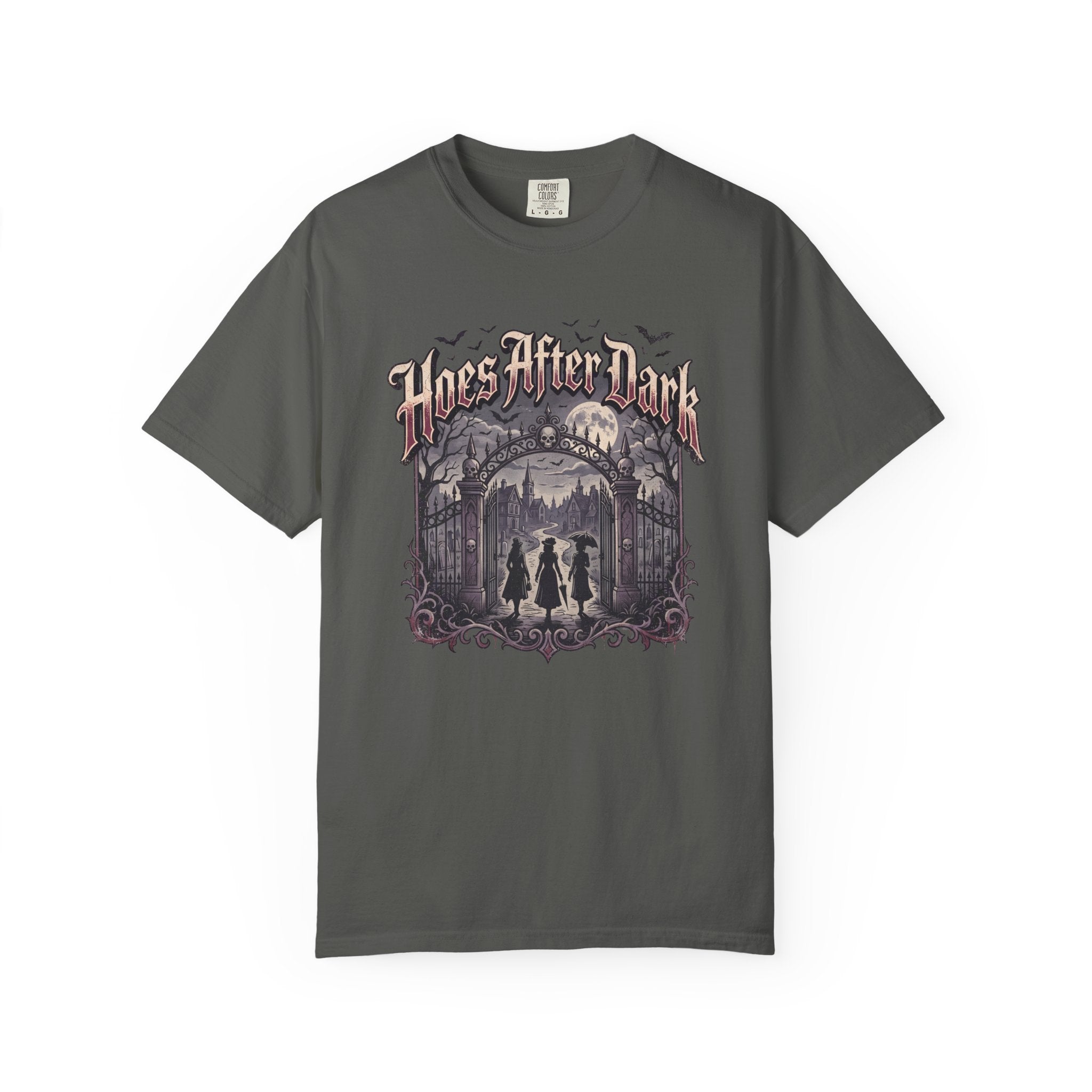 Hoes After Dark Gothic Halloween Tee