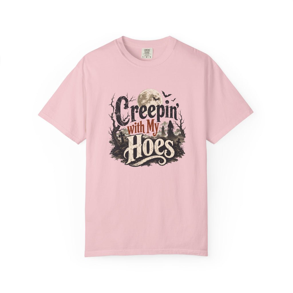 Creepin’ With My Hoes Graveyard Halloween Tee