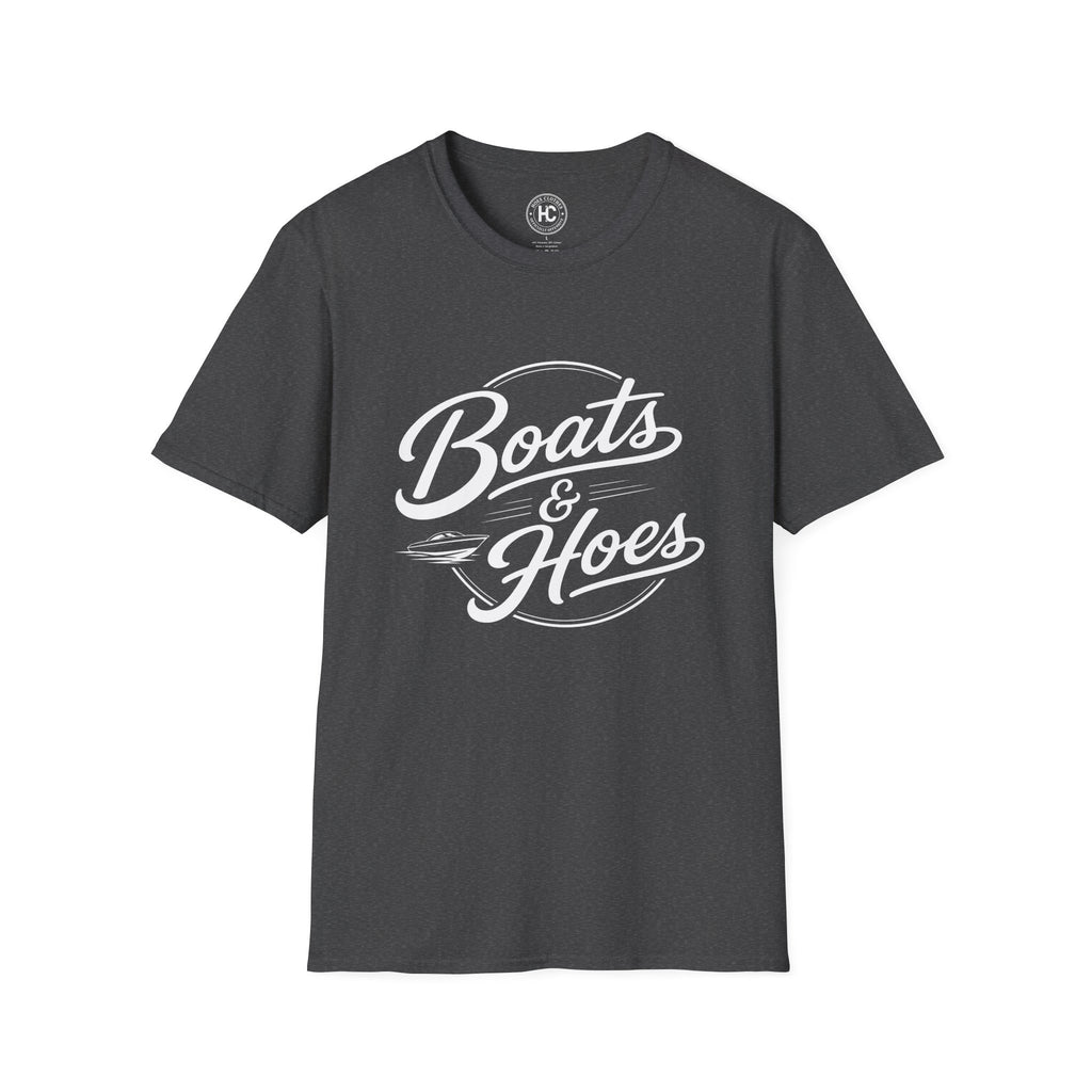 Boats and Hoes Retro Tee