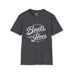 Boats and Hoes Retro Tee
