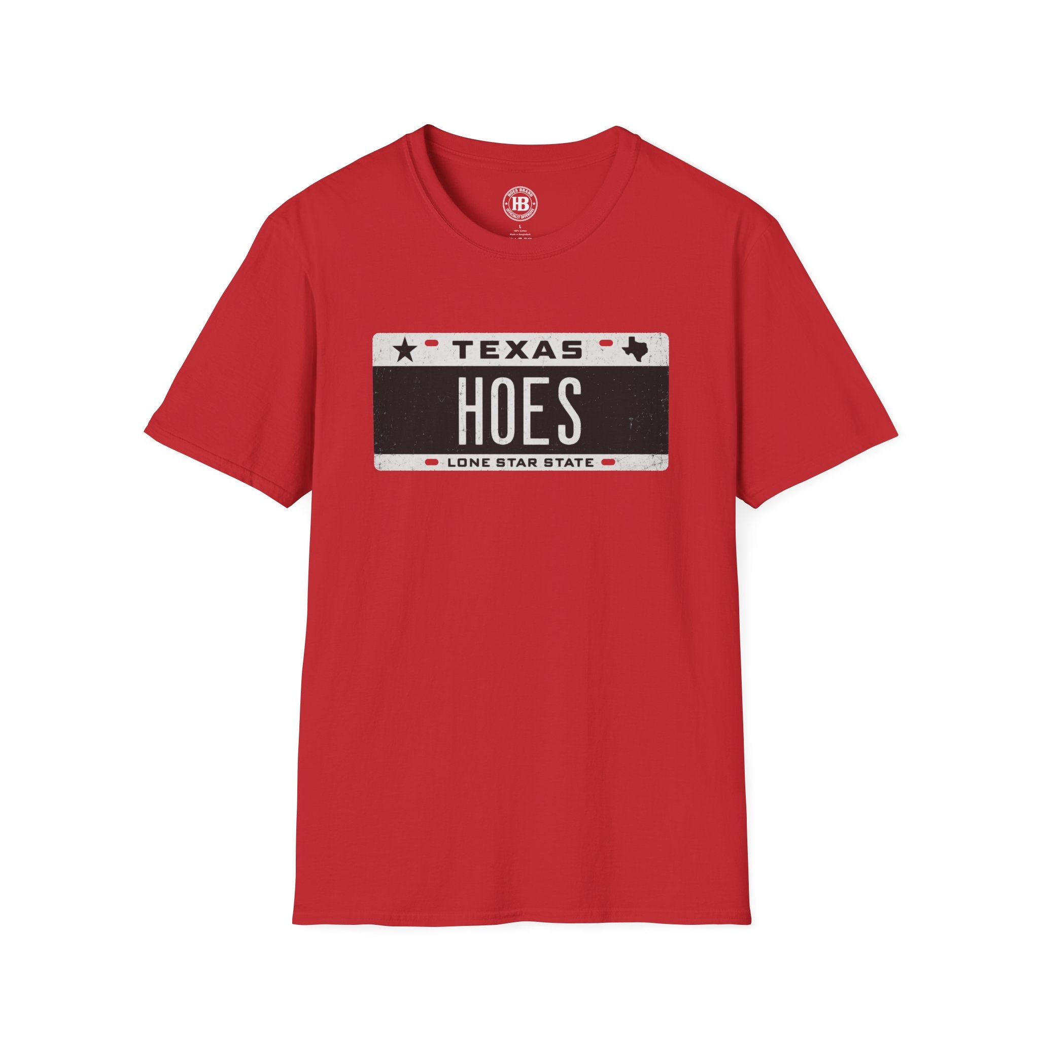 'HOES' Plates Front Only Tee  – Hoes Clothes
