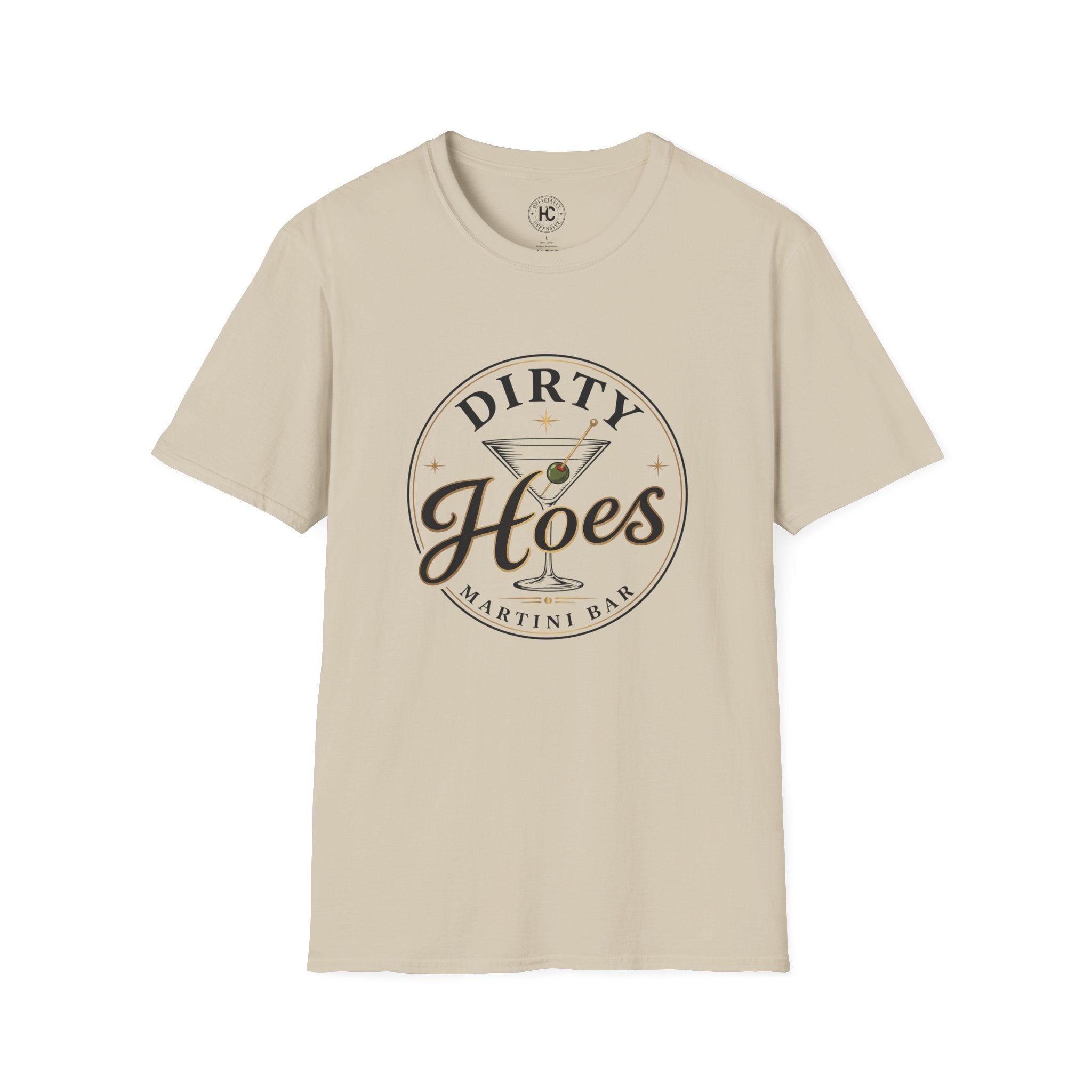 Dirty Hoes Martini Bar Front Only Tee – Hoes Clothes