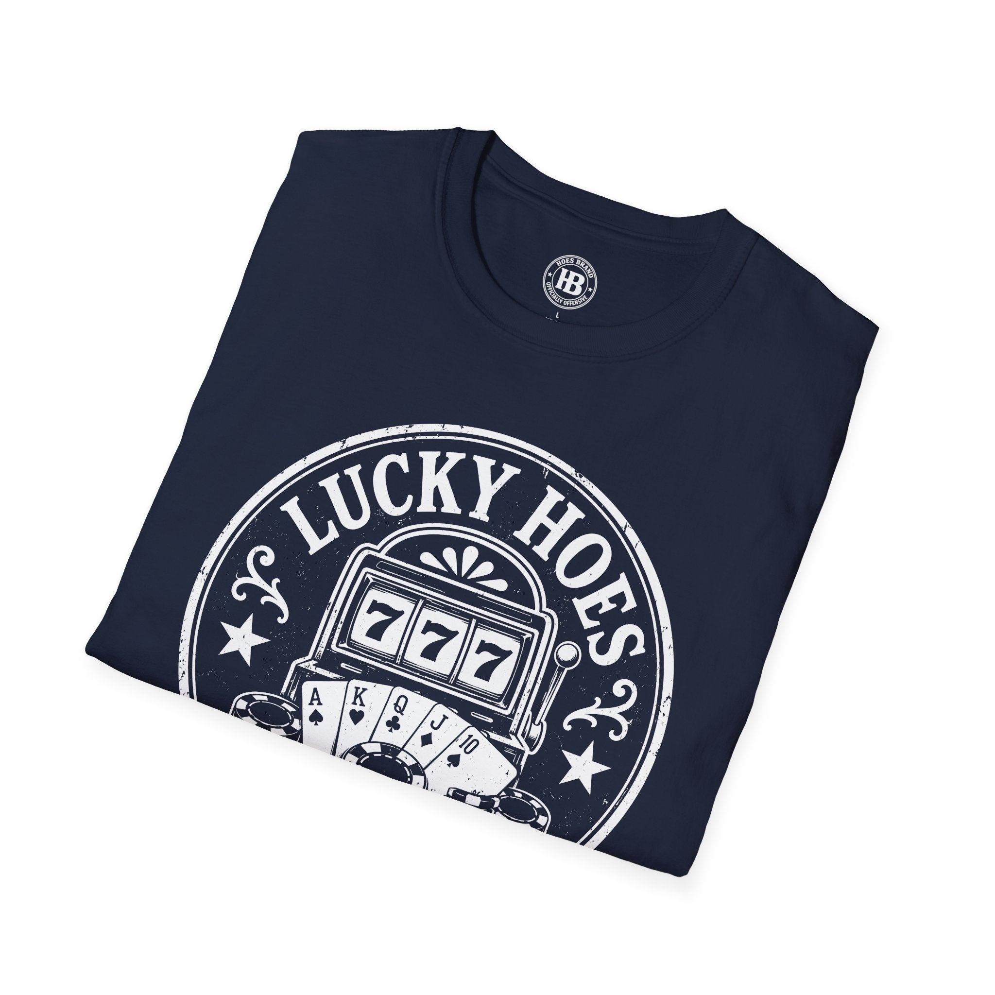 Lucky Hoes Casino Front Only Tee – Hoes Clothes
