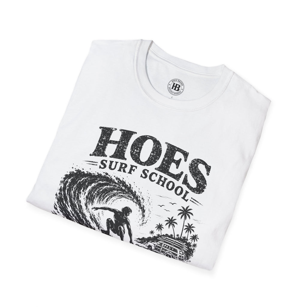 Hoes Surf School Tee – He Rides – Hoes Clothes