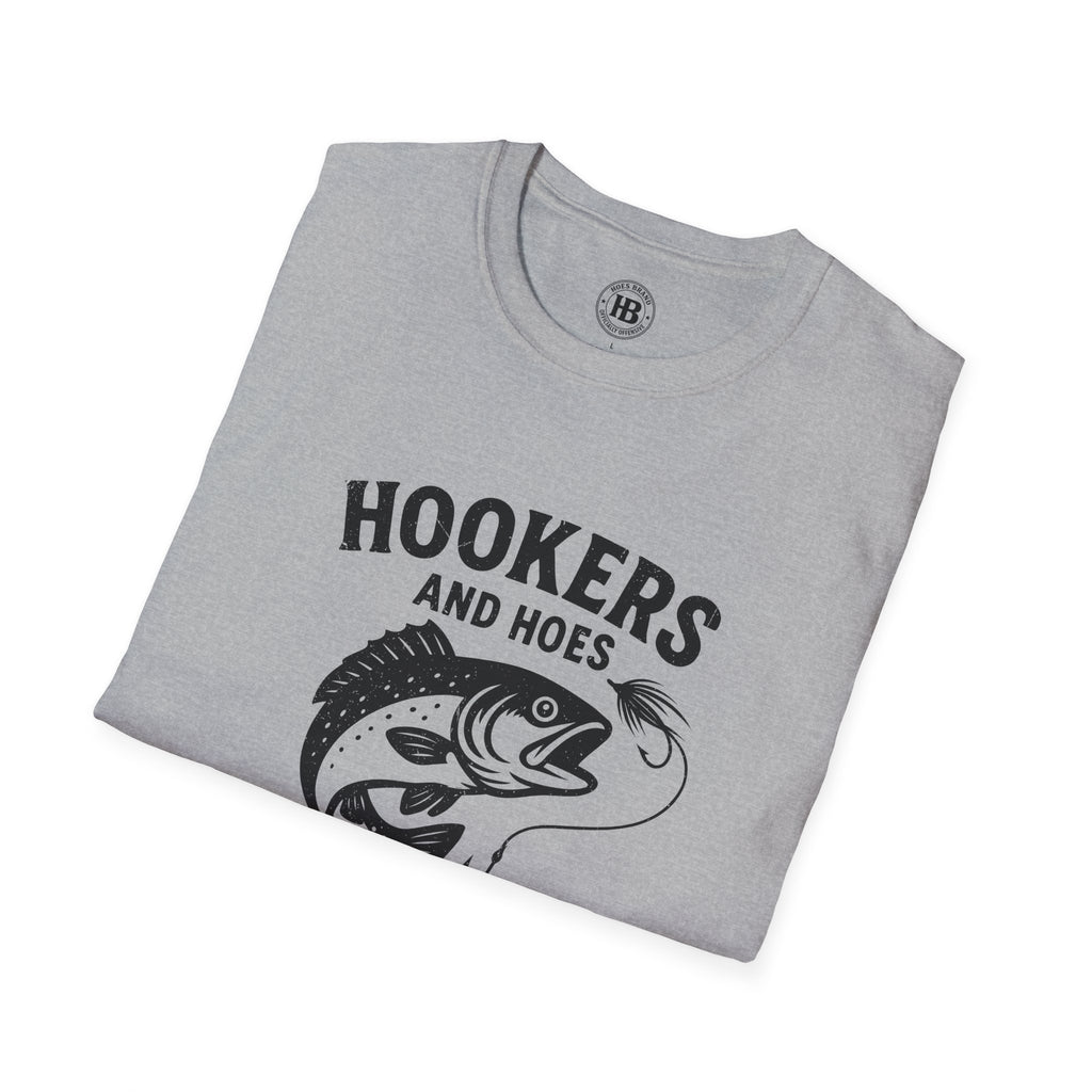 Hookers & Hoes Fishing Guides Front Only Tee – Hoes Clothes