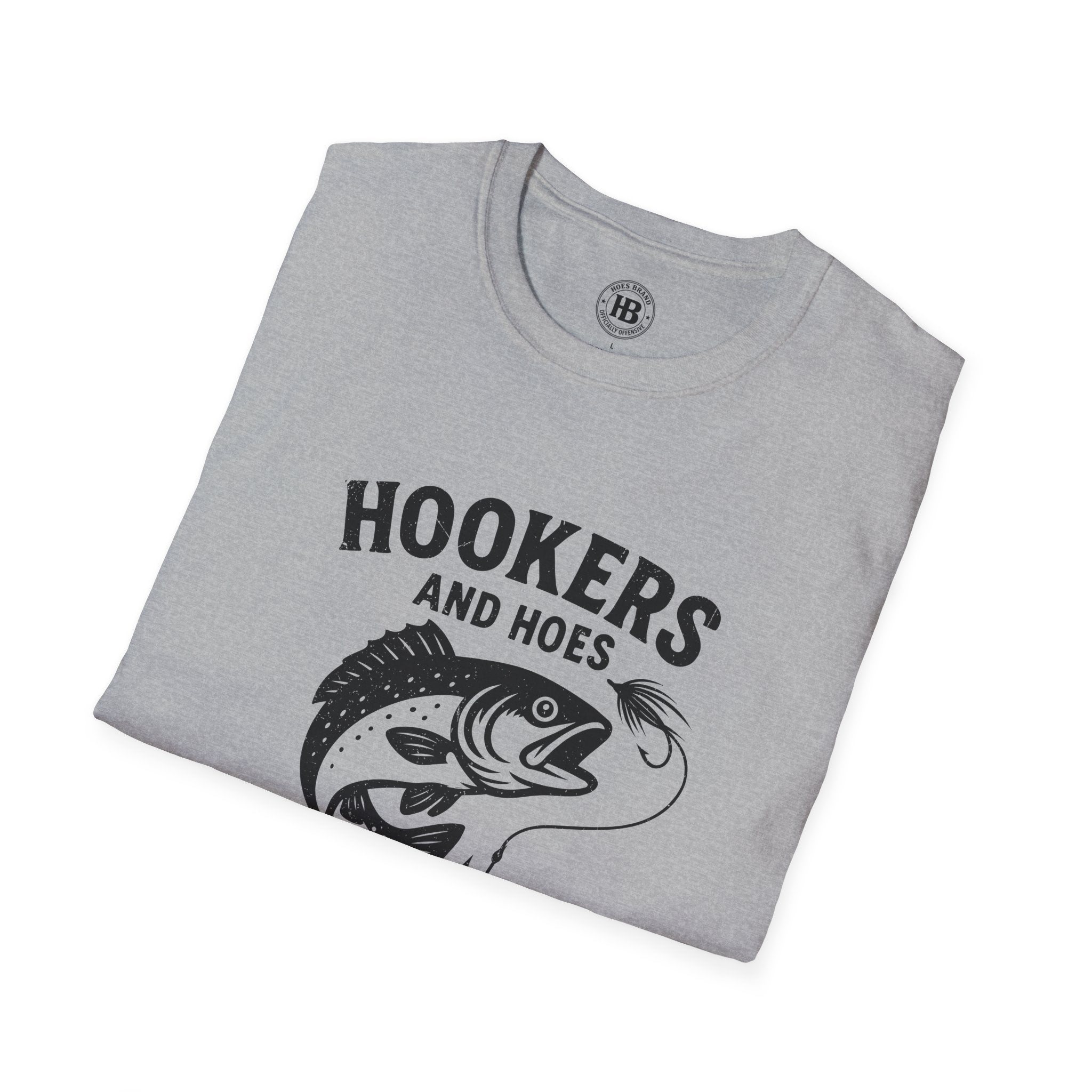 Hookers & Hoes Fishing Guides Front Only Tee – Hoes Clothes
