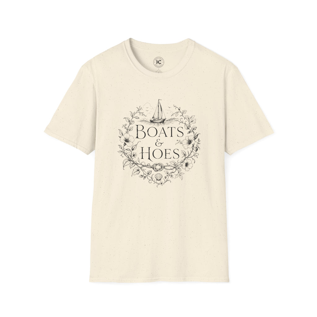 Boats and Hoes Botanical Front Only Tee – Hoes Clothes