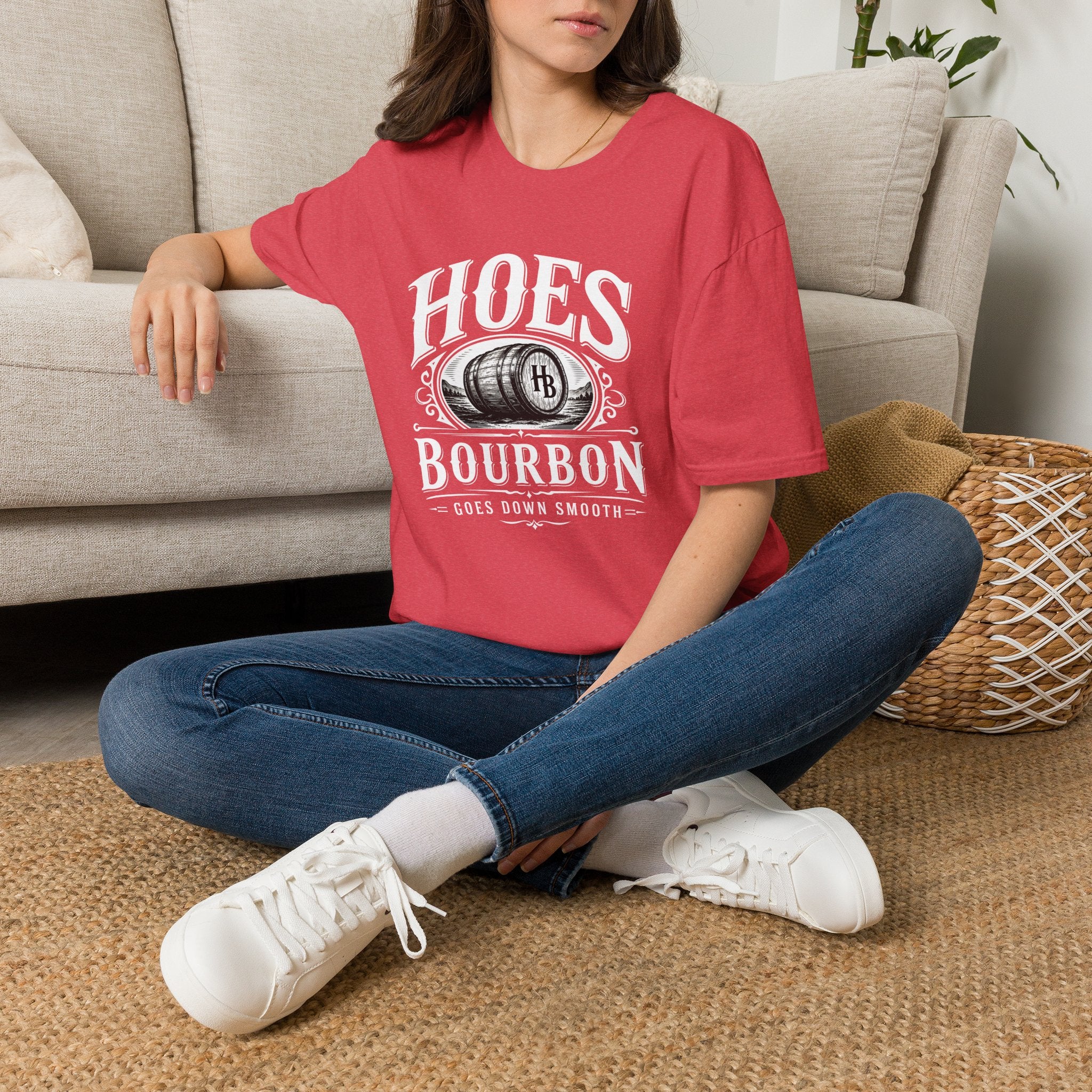Hoes Bourbon Front Only Tee – Hoes Clothes