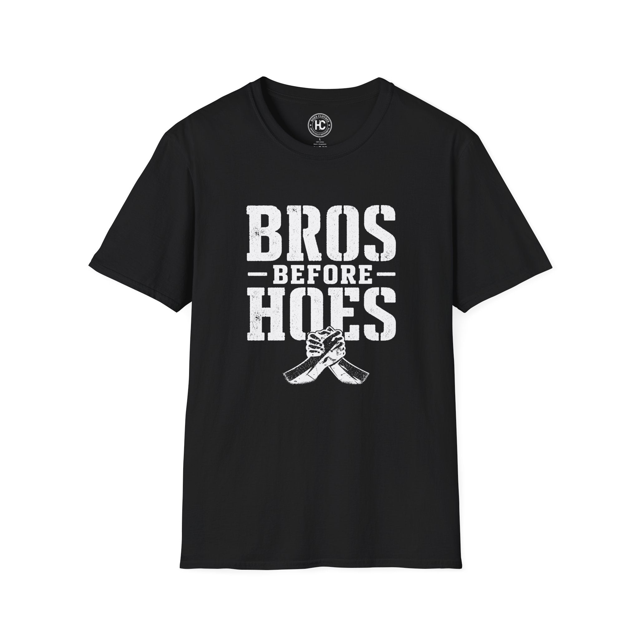 Bros Before Hoes Power Large Front Print Tee – Hoes Clothes