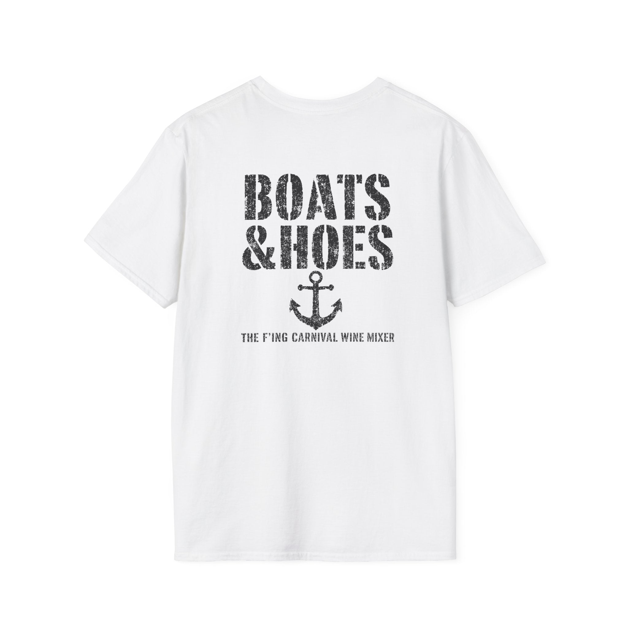 Boats and Hoes Mixer Full Back Only Print Tee – Hoes Clothes