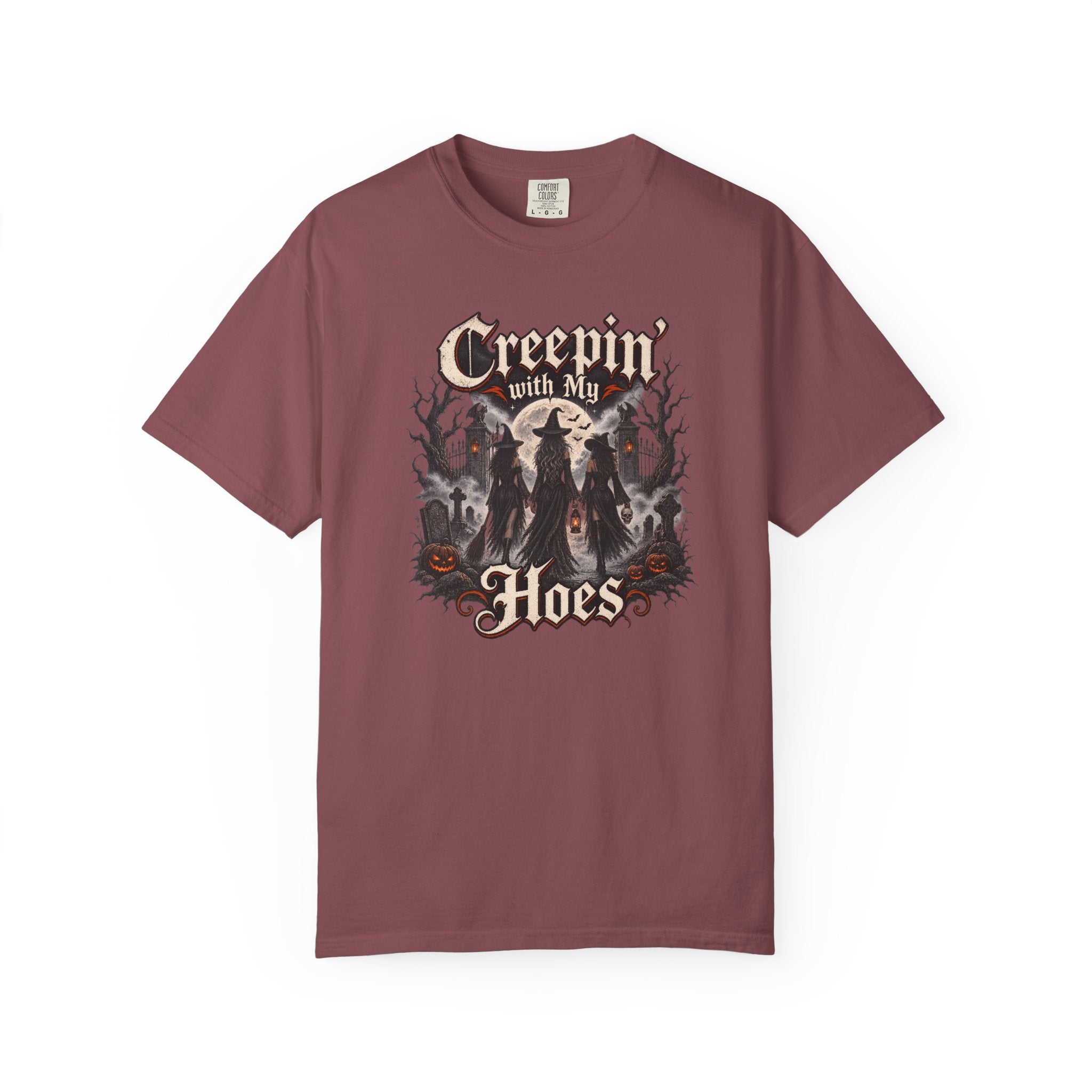 Creepin’ With My Hoes Halloween Tee