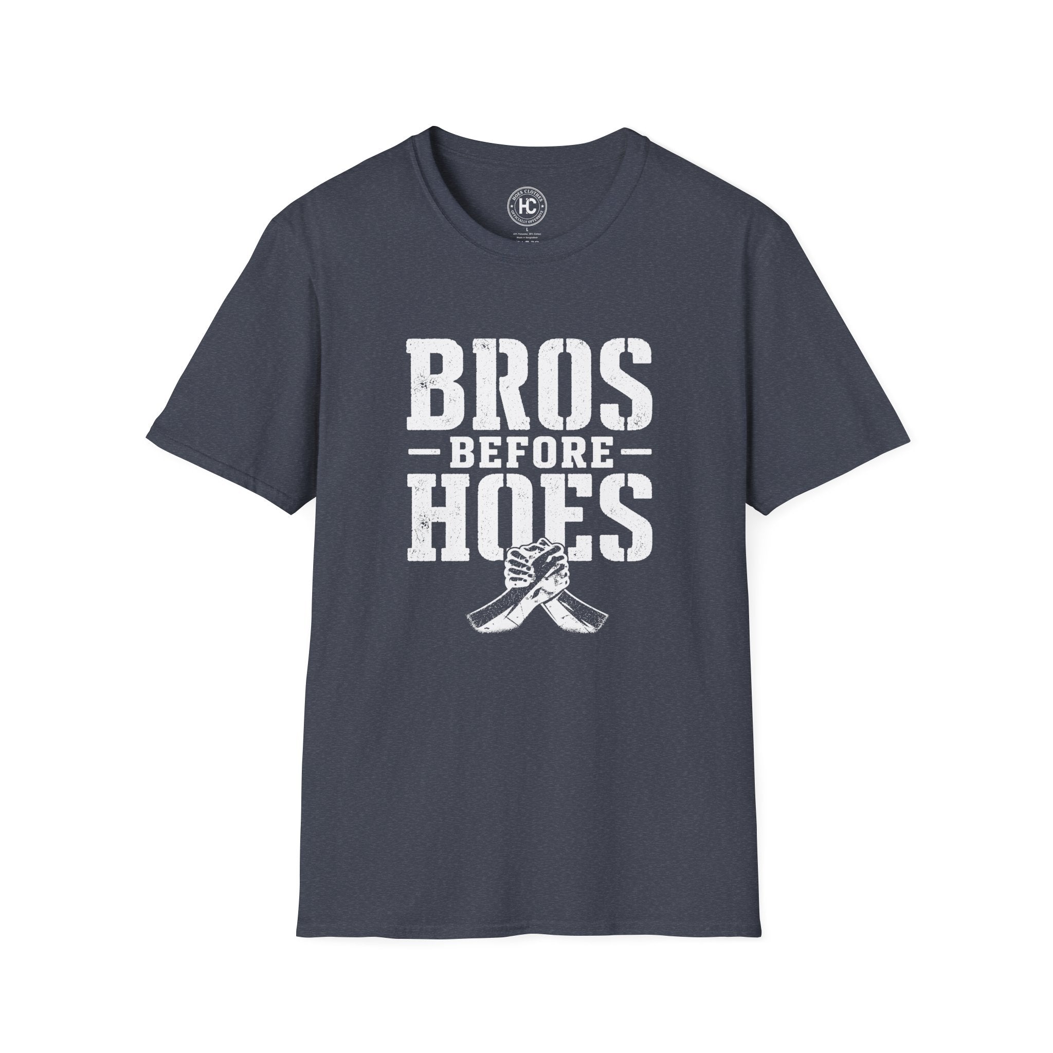 Bros Before Hoes Power Large Front Print Tee – Hoes Clothes