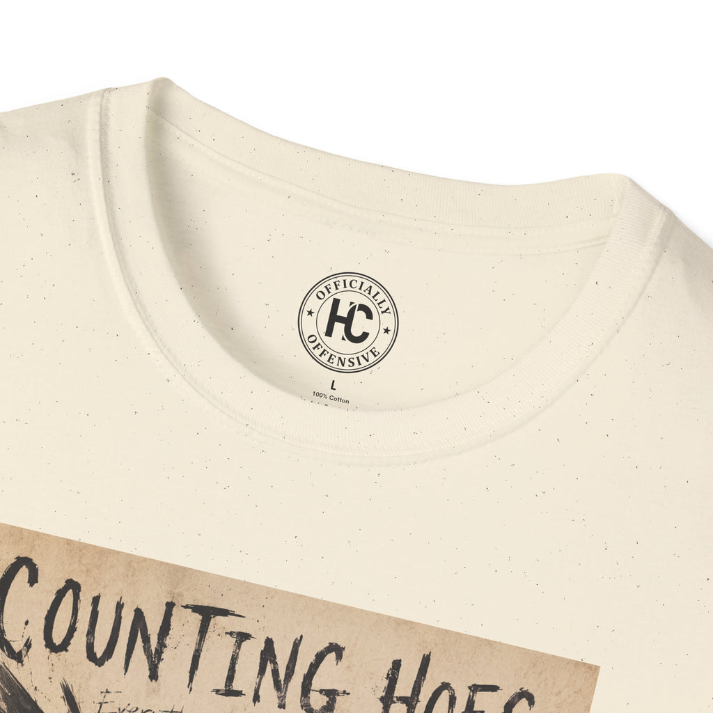 Counting Hoes Tee Front Only – Hoes Clothes