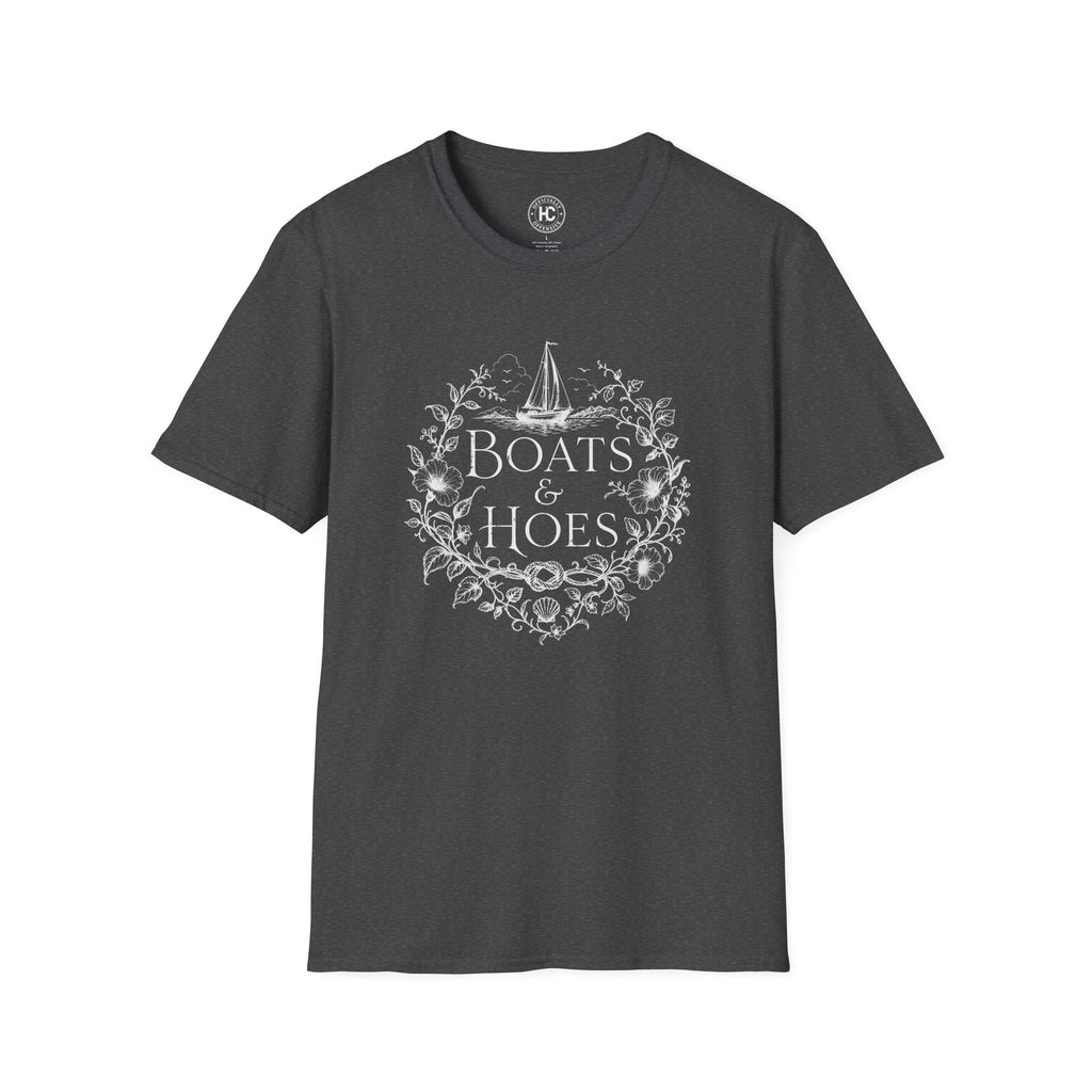 Boats and Hoes Botanical Front Only Tee – Hoes Clothes