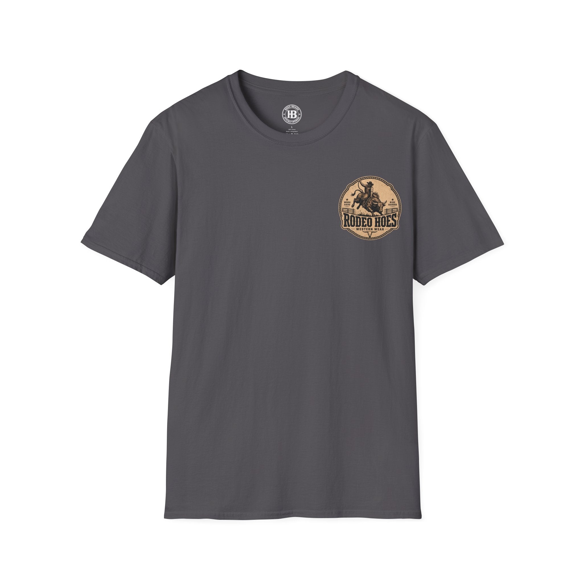 Rodeo Hoes Western Wear Tee – Full Color – He Rides – Hoes Clothes