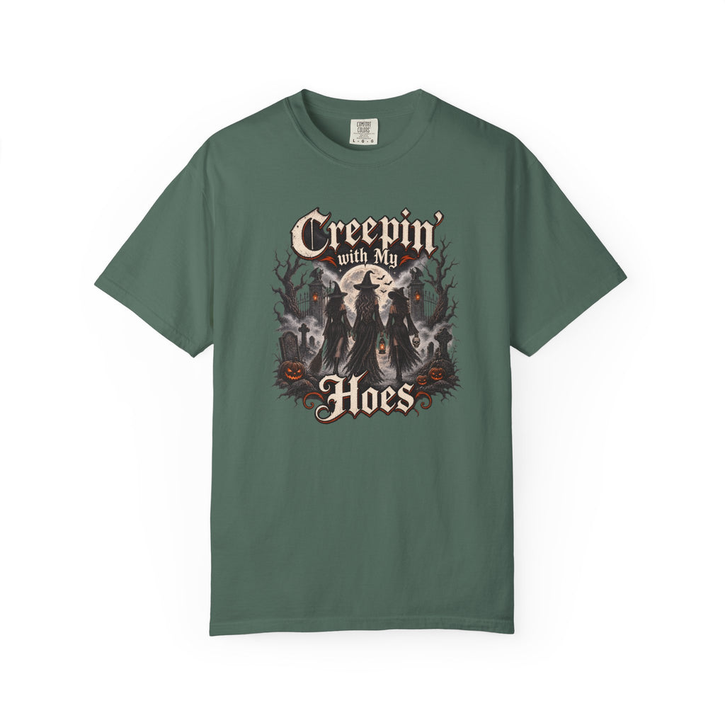 Creepin’ With My Hoes Halloween Tee