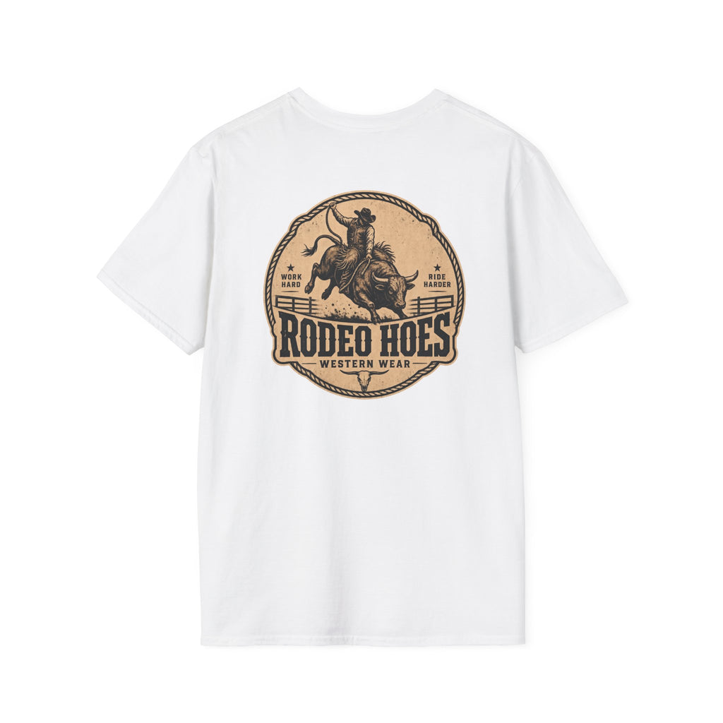 Rodeo Hoes Western Wear Tee - He Rides