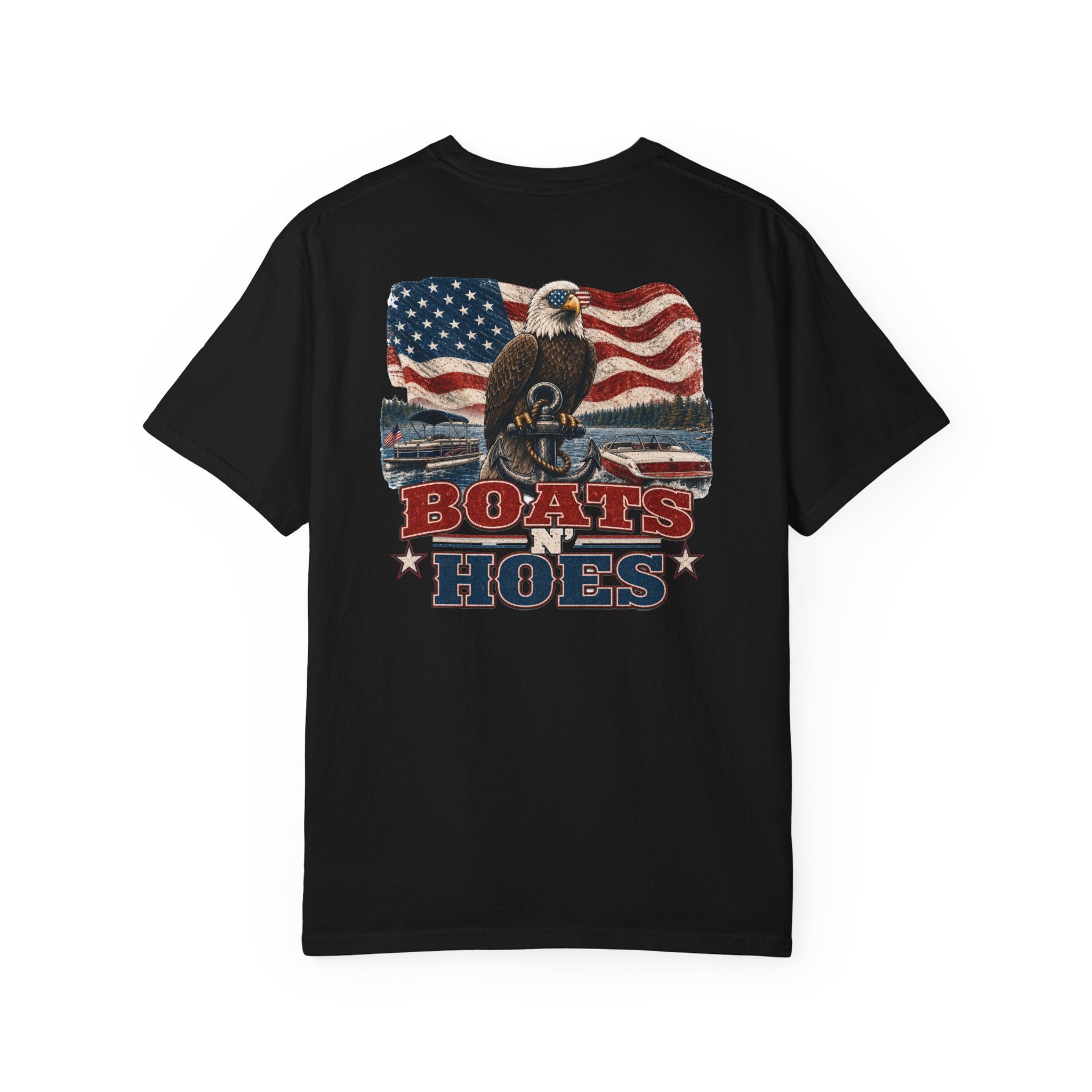 Boats and Hoes Patriotic Shirt