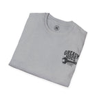Greasy Hoes Garage Front & Back Tee – Hoes Clothes