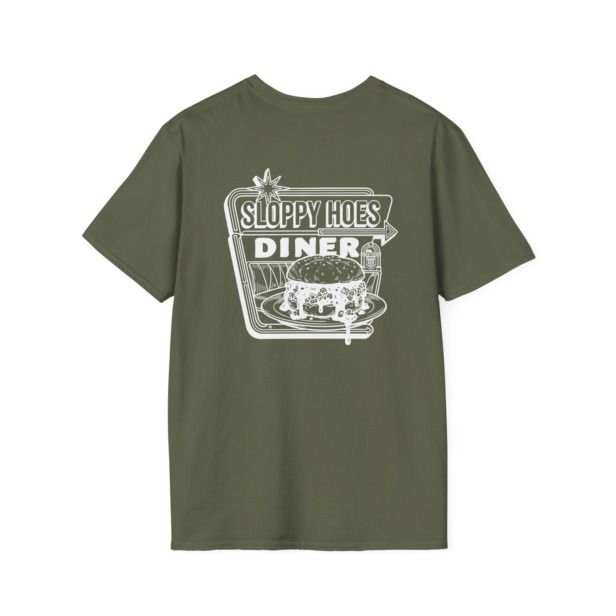 Sloppy Hoes Diner Classic Front & Back Tee – Hoes Clothes