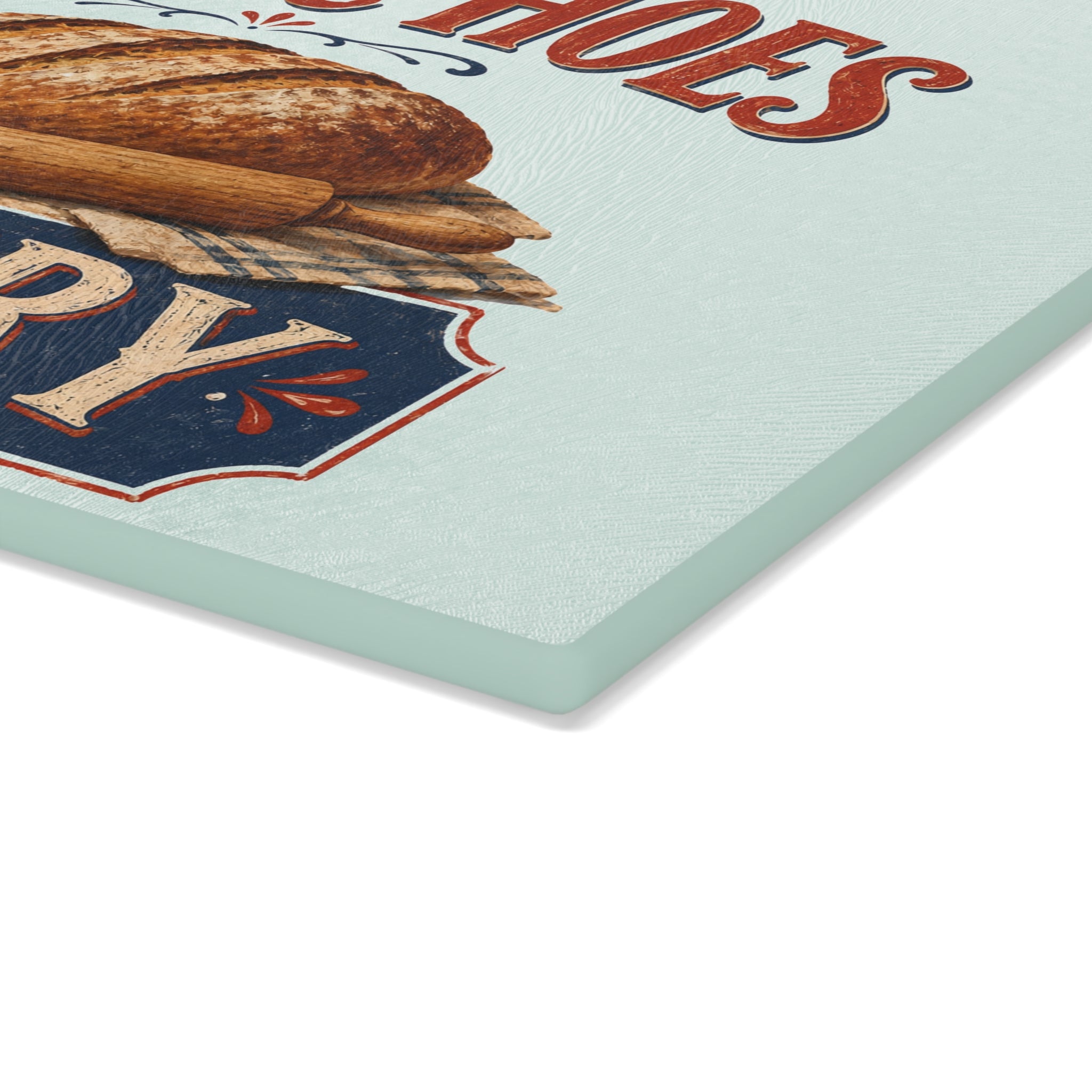 Basic Hoes Bakery Glass Cutting Board