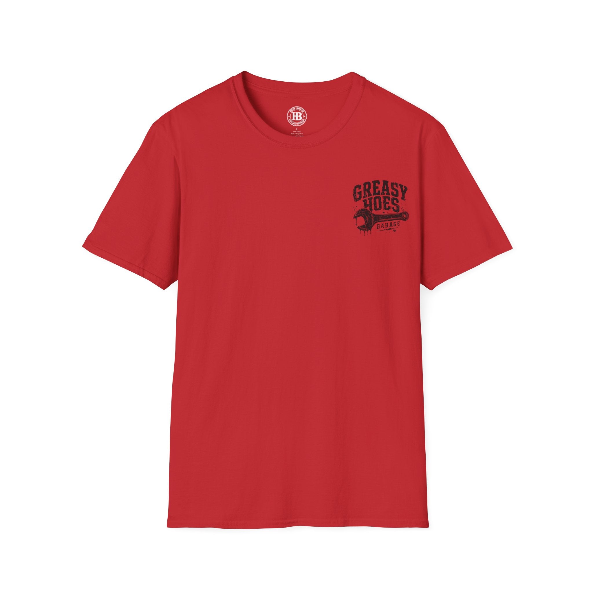 Greasy Hoes Garage Front & Back Tee – Hoes Clothes