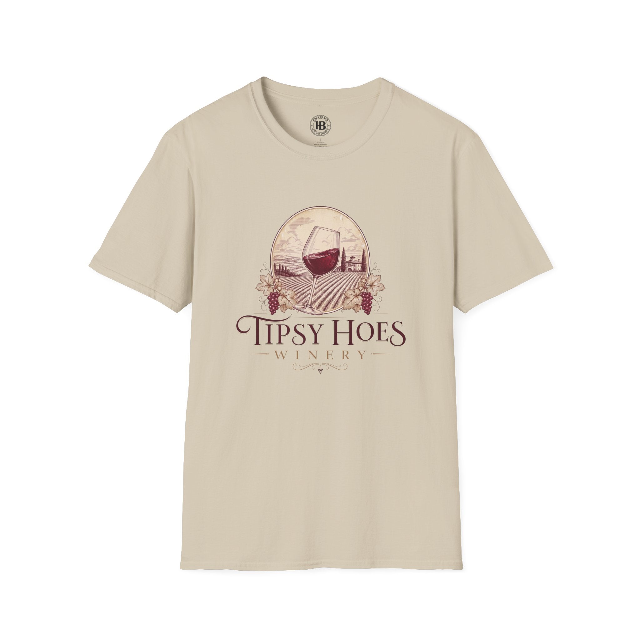 Tipsy Hoes Winery Front Only Tee – Hoes Clothes
