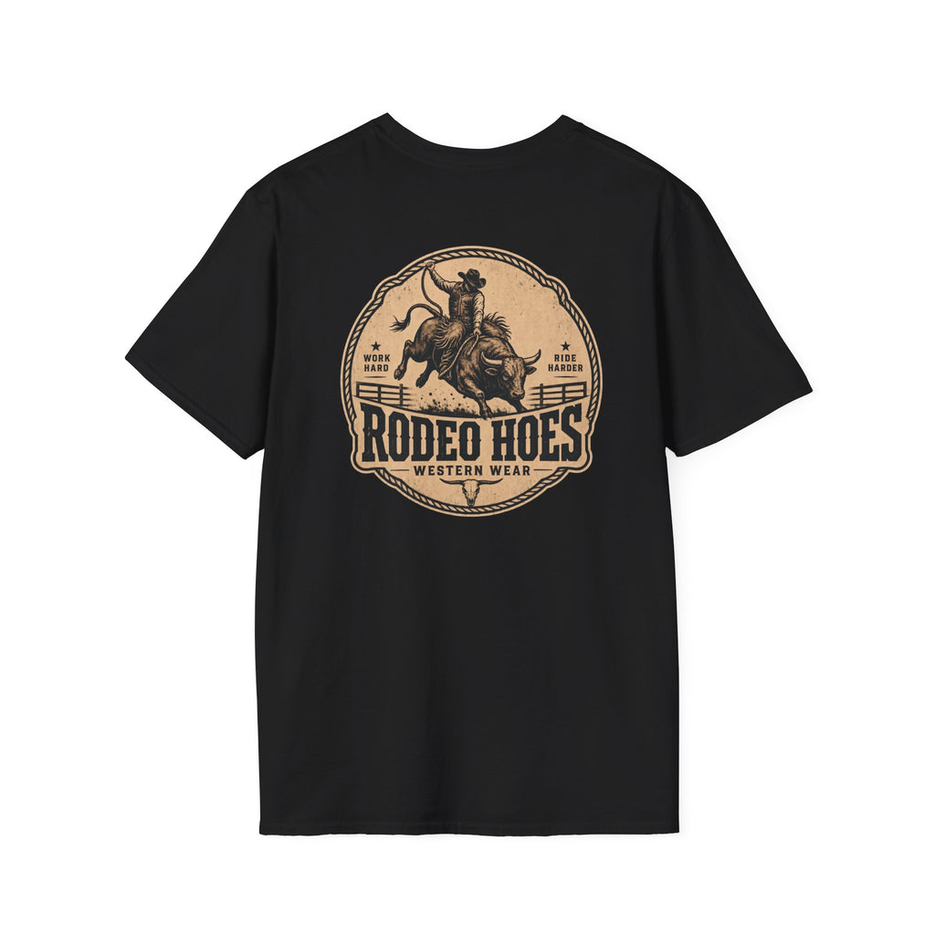 Rodeo Hoes Western Wear Tee - He Rides