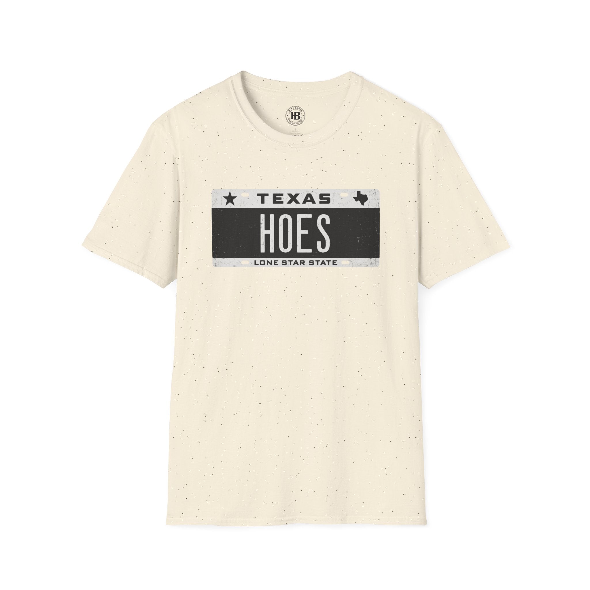 'HOES' Plates Front Only Tee  – Hoes Clothes