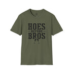 Hoes Before Bros Champagne Large Front Print Tee – Hoes Clothes