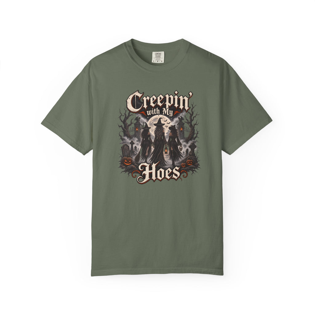 Creepin’ With My Hoes Halloween Tee