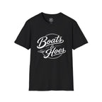 Boats and Hoes Retro Tee