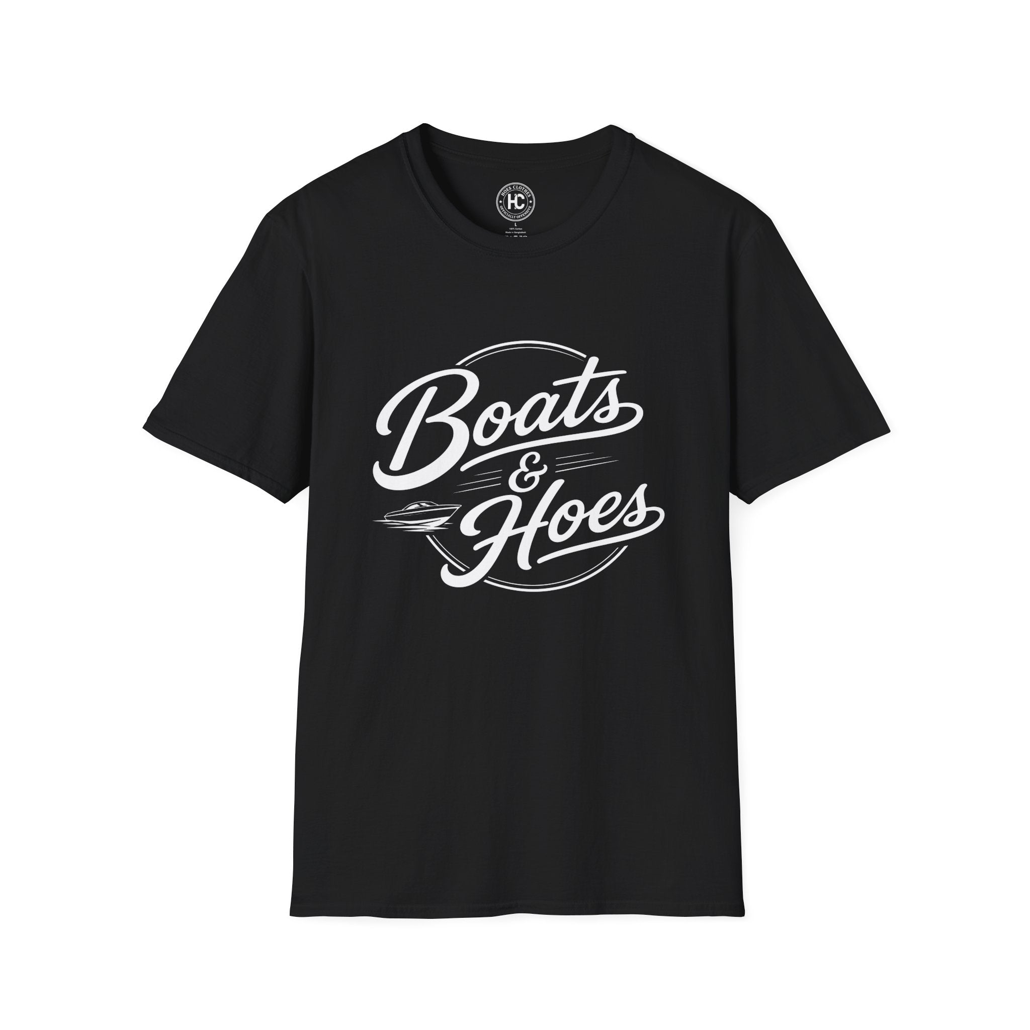 Boats and Hoes Retro Front Only Tee – Hoes Clothes