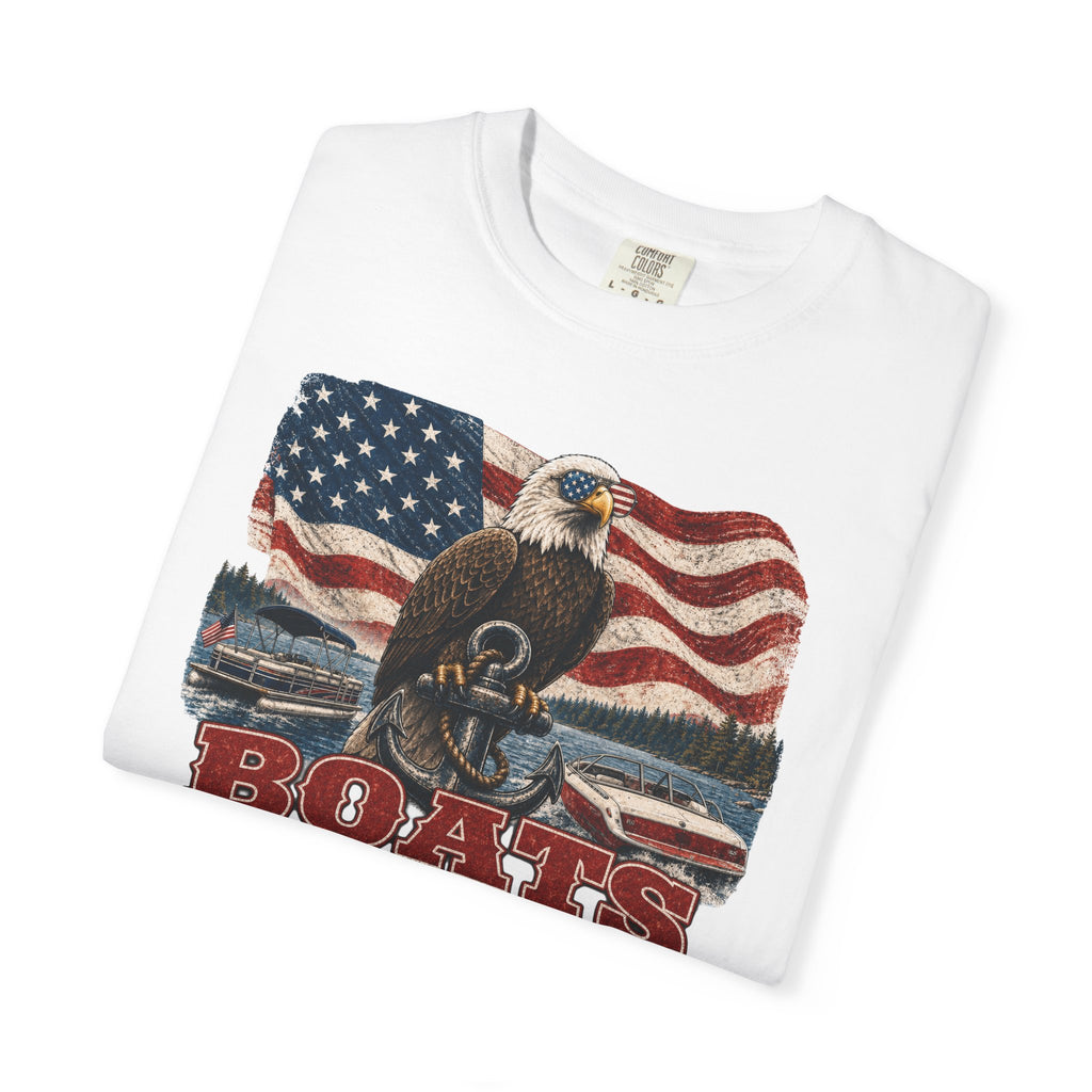 Boats and Hoes Patriotic Shirt