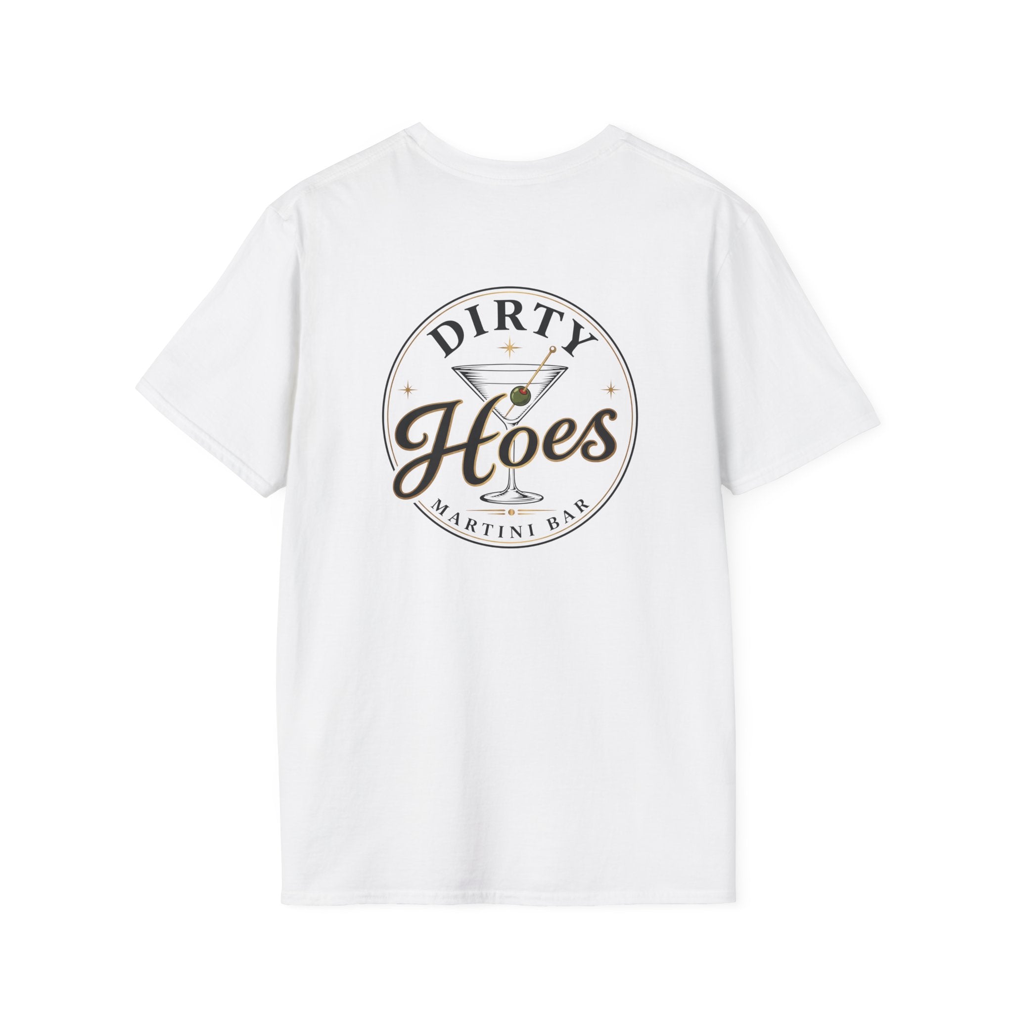 Dirty Hoes Martini Bar Front & Back Tee – Hoes Clothes