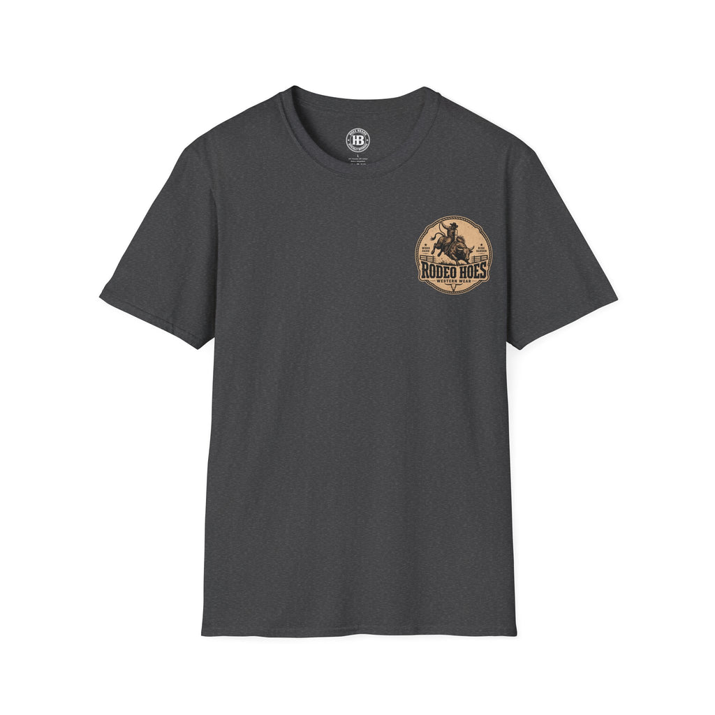 Rodeo Hoes Western Wear Tee - He Rides