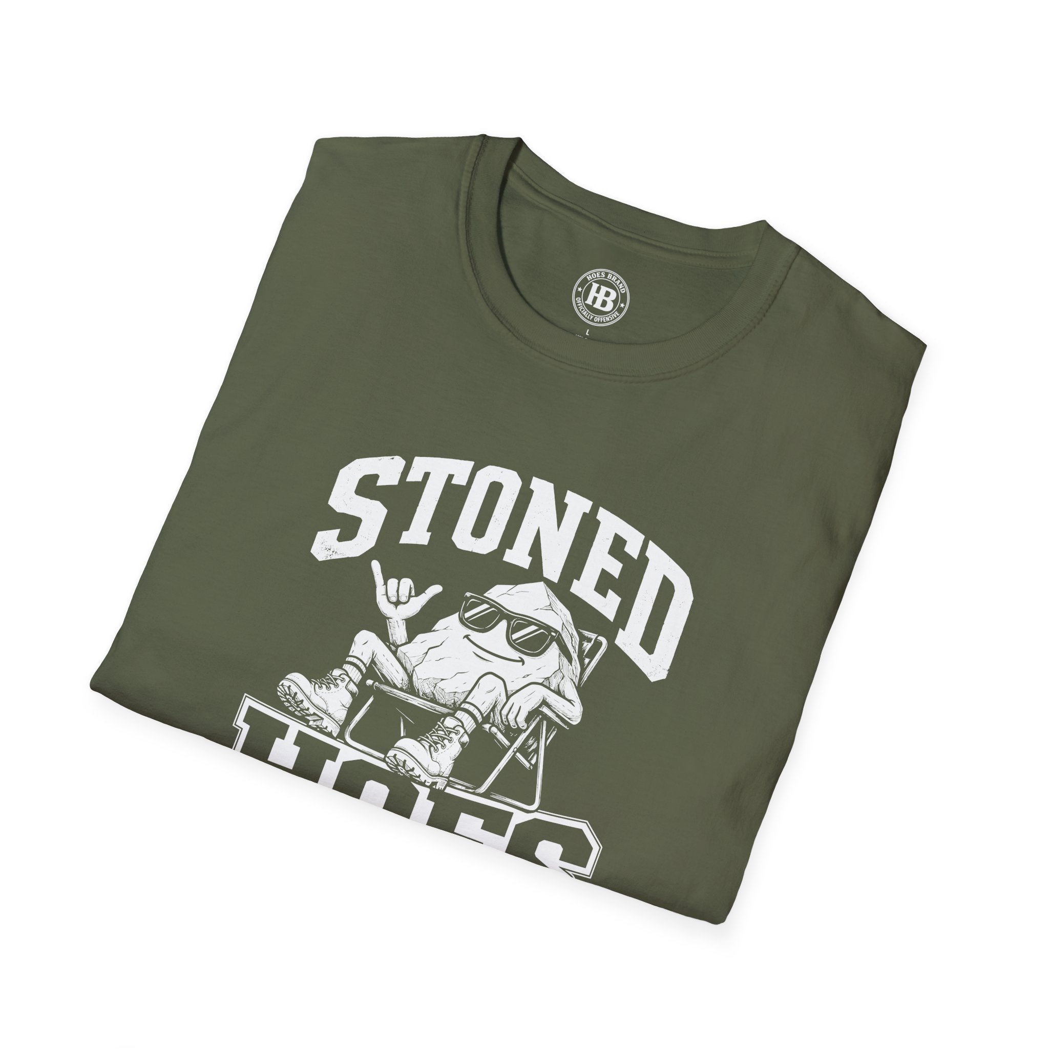 Stoned Hoes Aggregates Front Only Tee – Hoes Clothes