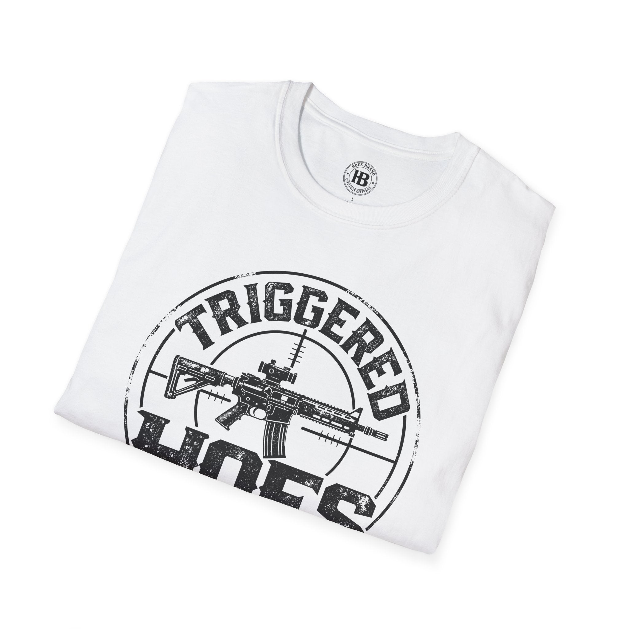 Triggered Hoes Gun Range Tee – Hoes Clothes