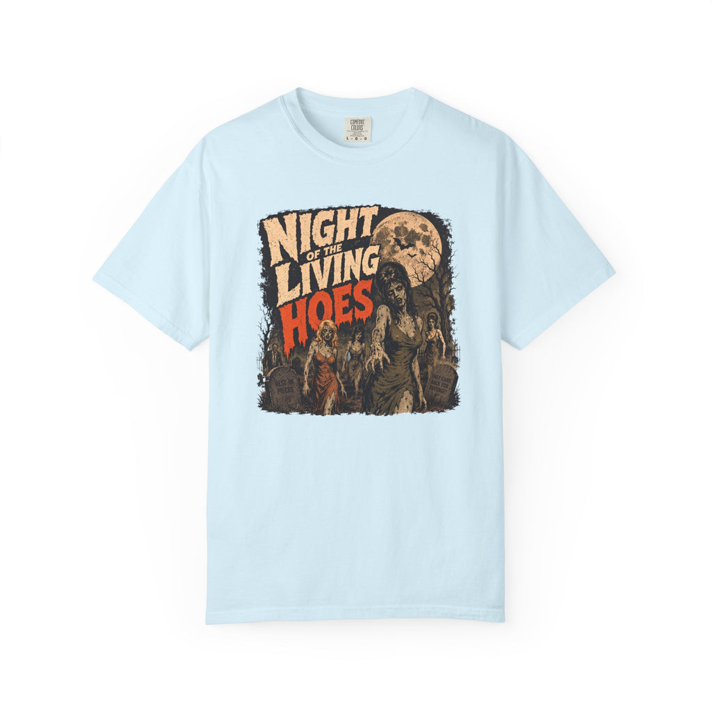 Night of the Living Hoes Zombie Halloween Tee