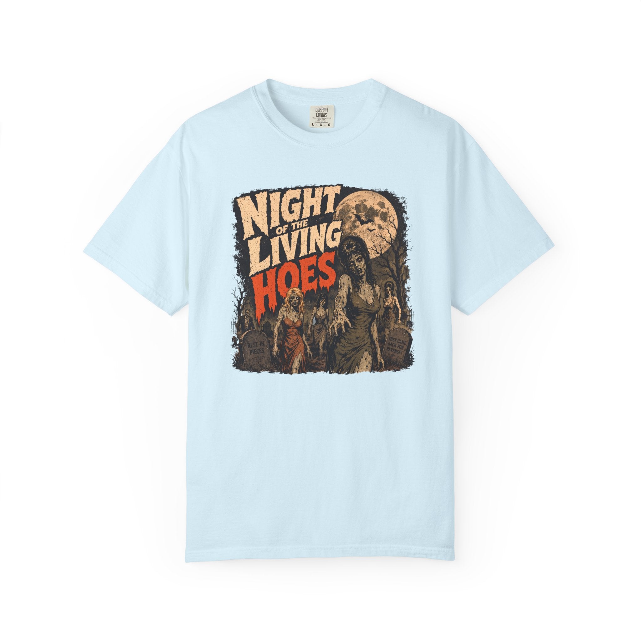 Night of the Living Hoes Zombie Halloween Tee