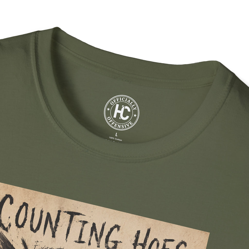 Counting Hoes Tee Front Only – Hoes Clothes